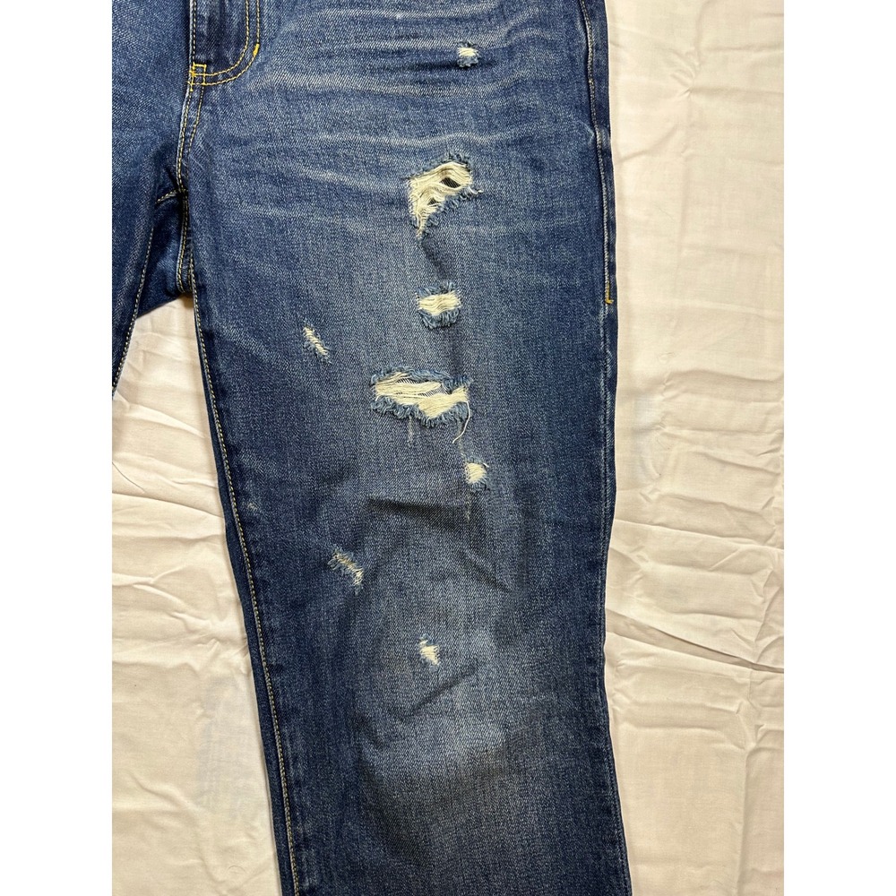 Cabi Jeans 100% BF Distressed Boyfriend Denim Blue Size 6 - Picture 5 of 9
